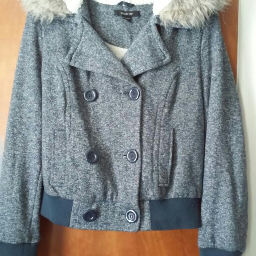 Paper tee Hooded Fleece Lined Jacket size M